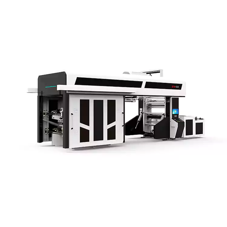 آلة طباعة فليكسو بلاستيكية فلكسوغرافية 4-8 ألوان