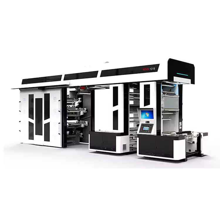 مكابس طباعة فلكسوغرافية ذات 8 ألوان مخصصة لطباعة أكياس التسوق