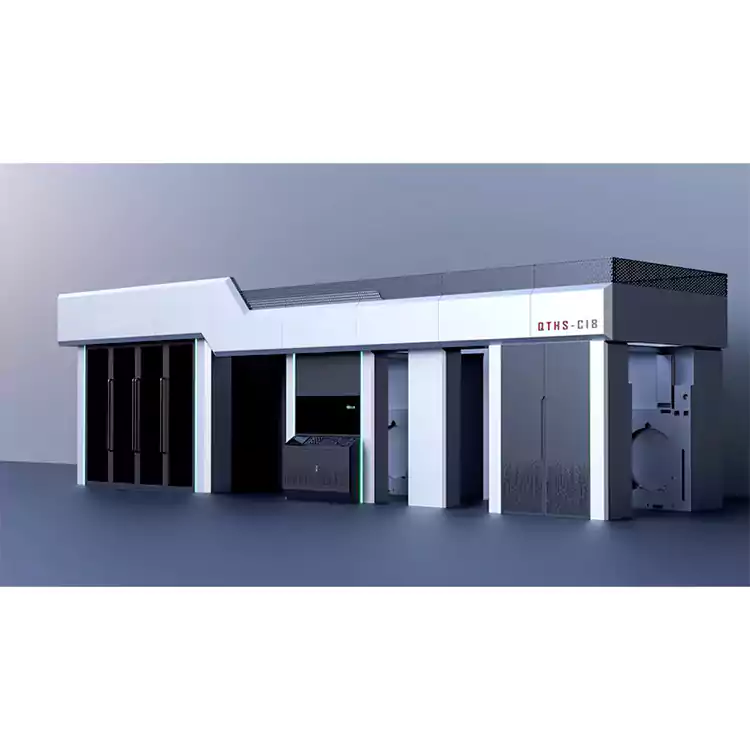 آلة الطباعة فليكسو ذات الأسطوانة المركزية بمحرك مؤازر كامل بـ 8 ألوان